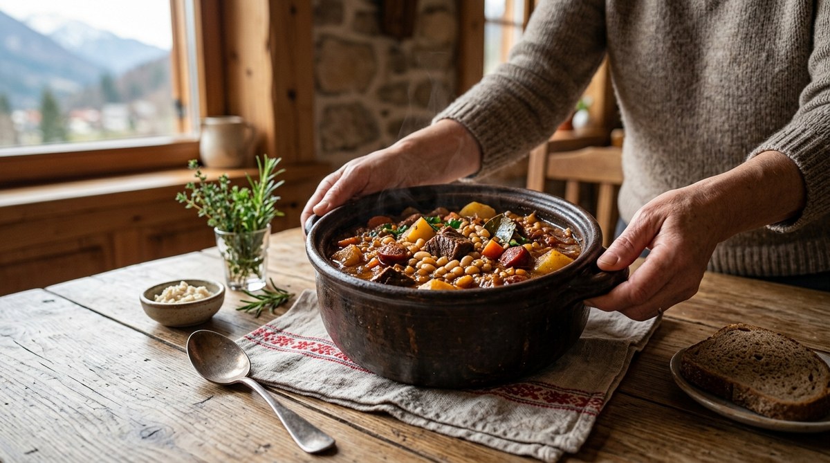 Cholent Meets Slovenian Stew: Adapting Slow-Cooked Jewish Classics with Local Ingredients