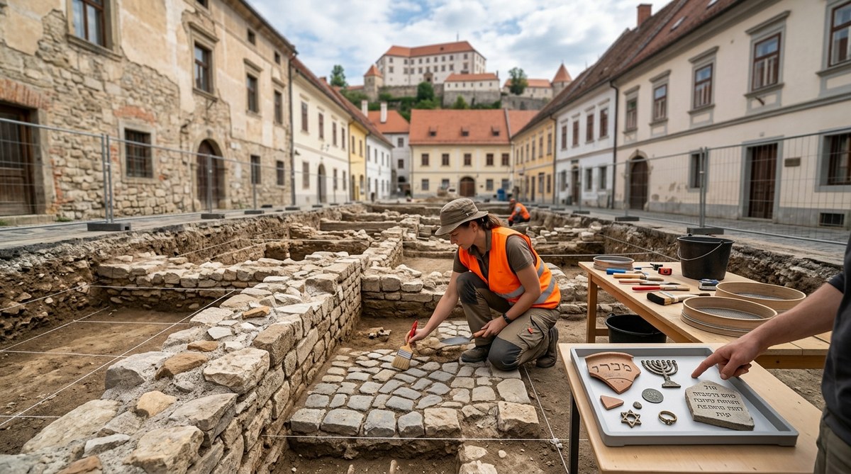 Rediscovering the Jewish Quarter of Ptuj Through Archaeological Finds