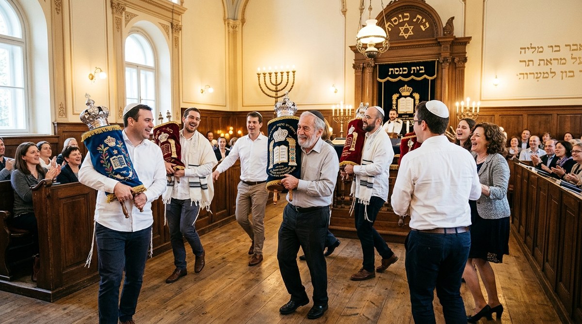 Simchat Torah Dancing: When Slovenian Jews Rejoice with the Torah Scrolls