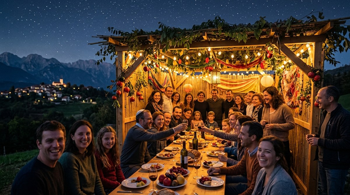 Sukkot Under the Stars: Building and Celebrating in Slovenia’s Jewish Community