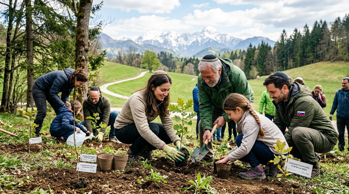 Tu B’Shvat Celebrations: Planting Trees and Honoring Nature in Slovenia’s Jewish Tradition