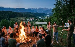 How Slovenian Jews Celebrate Lag B'Omer: Bonfires, Archery, and Community Unity