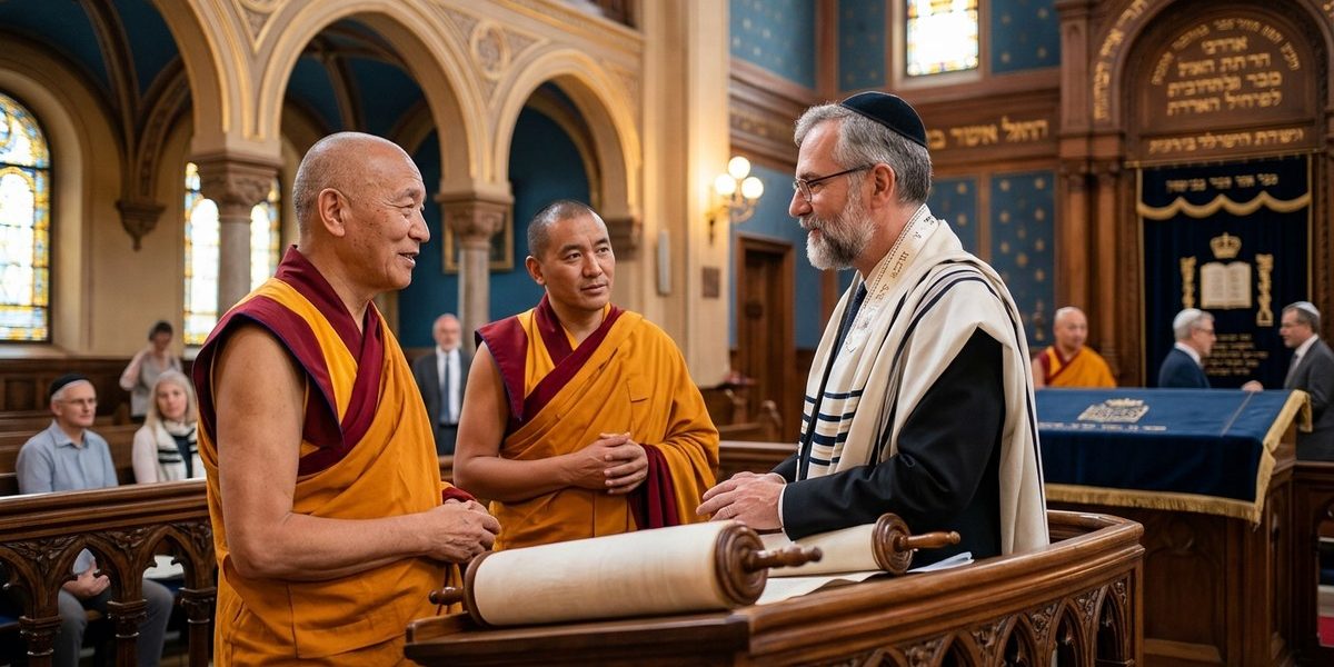 What Happens When Slovenian Buddhist Monks Visit a Synagogue?