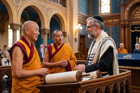 What Happens When Slovenian Buddhist Monks Visit a Synagogue?