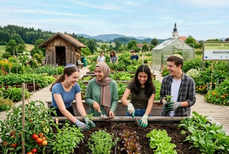 How a Shared Garden Project Is Bringing Jewish, Muslim, and Christian Teens Together in Slovenia