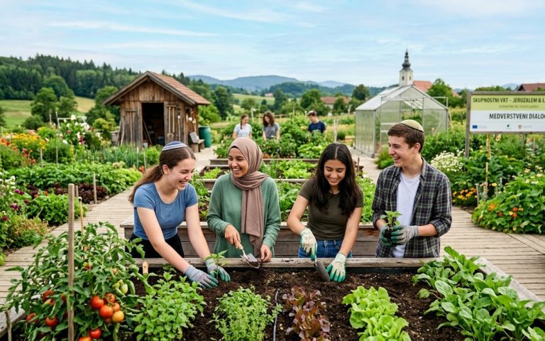 How a Shared Garden Project Is Bringing Jewish, Muslim, and Christian Teens Together in Slovenia