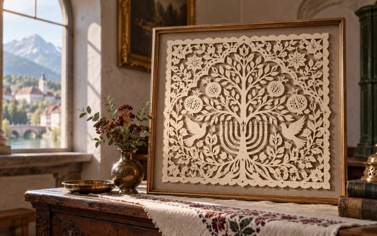 How Jewish Papercuts Became a Symbol of Spiritual Devotion in Slovenia